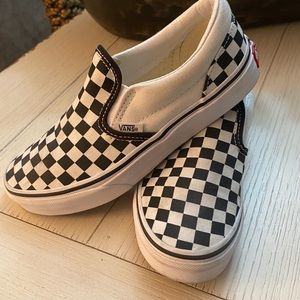 Vans Slip On Checkerboard Big Kid - Size 3